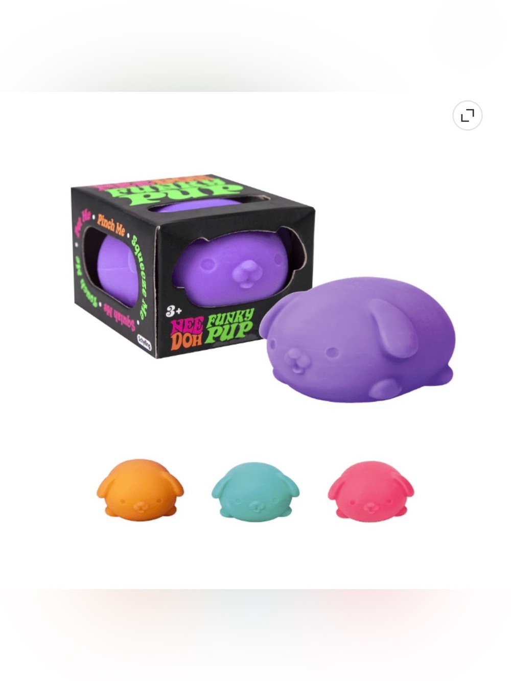 Needoh Funky Pup 💜🧡🩵🩷